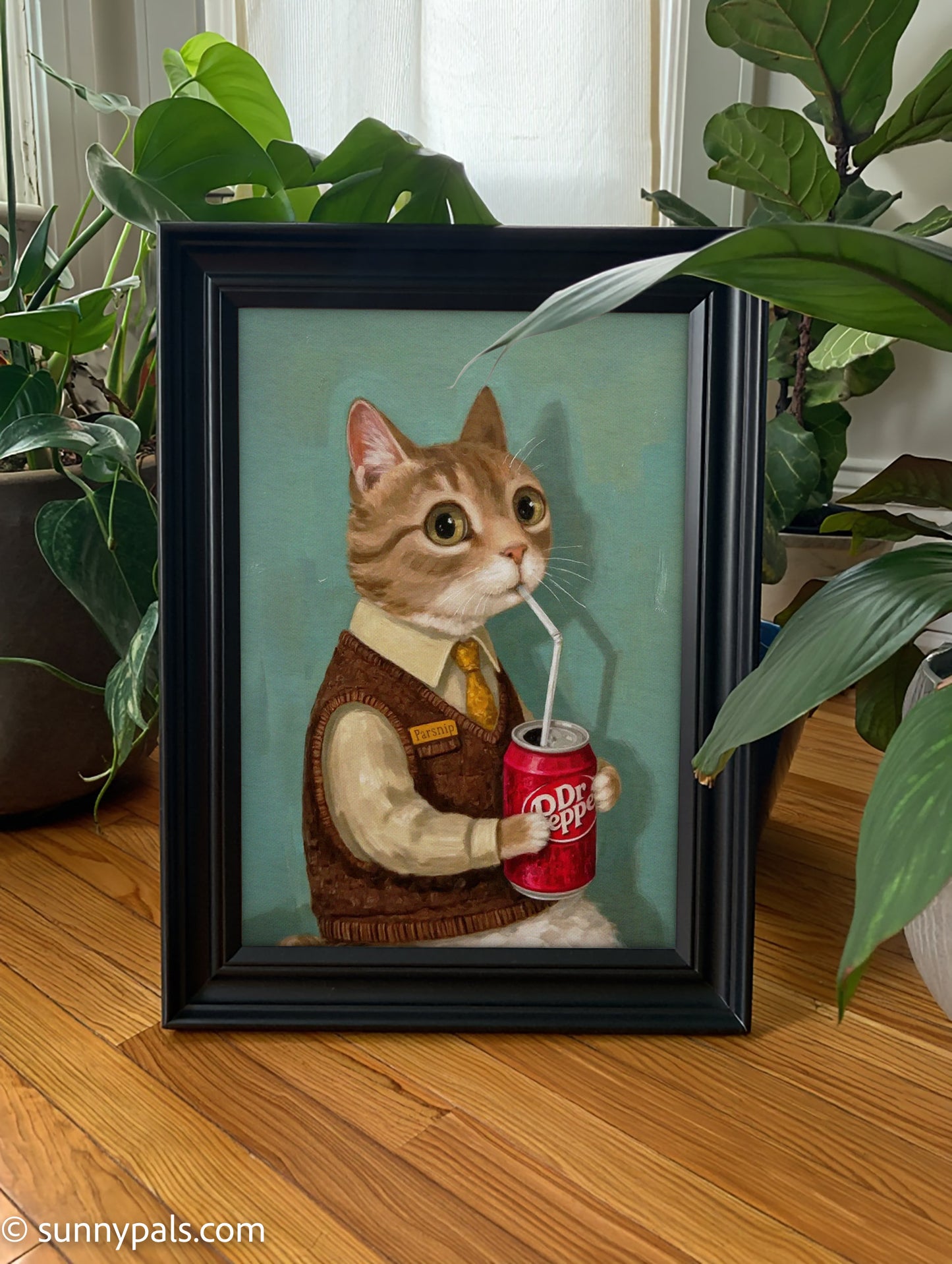 Custom Pet Portrait - Poster/Canvas/Oil Painting - Framed/Rolled