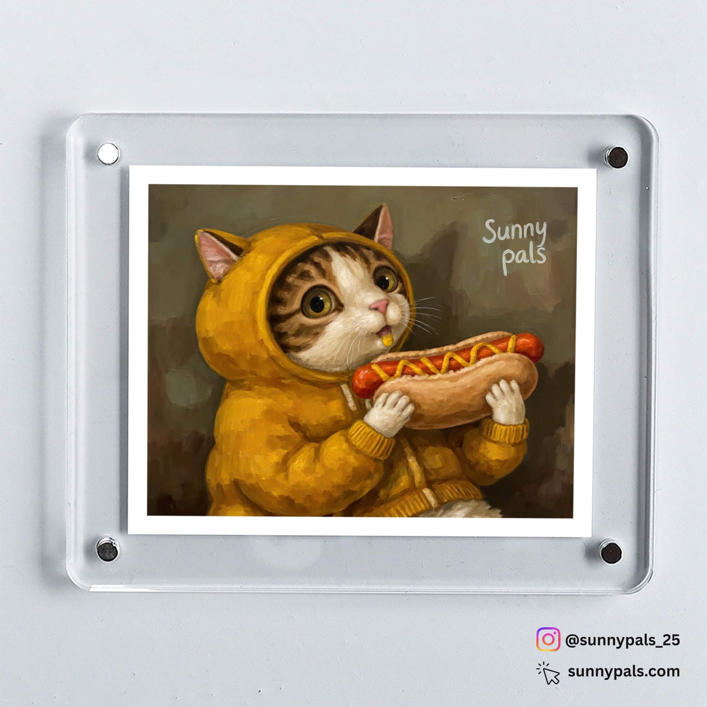Custom Pet Portrait - Acrylic Fridge Magnet