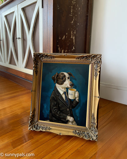 Custom Pet Portrait - Poster/Canvas/Oil Painting - Framed/Rolled