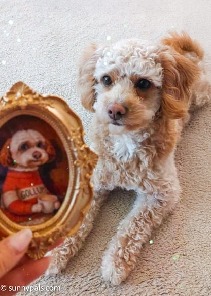 Custom Pet Portraits - Vintage Frames & Magnets