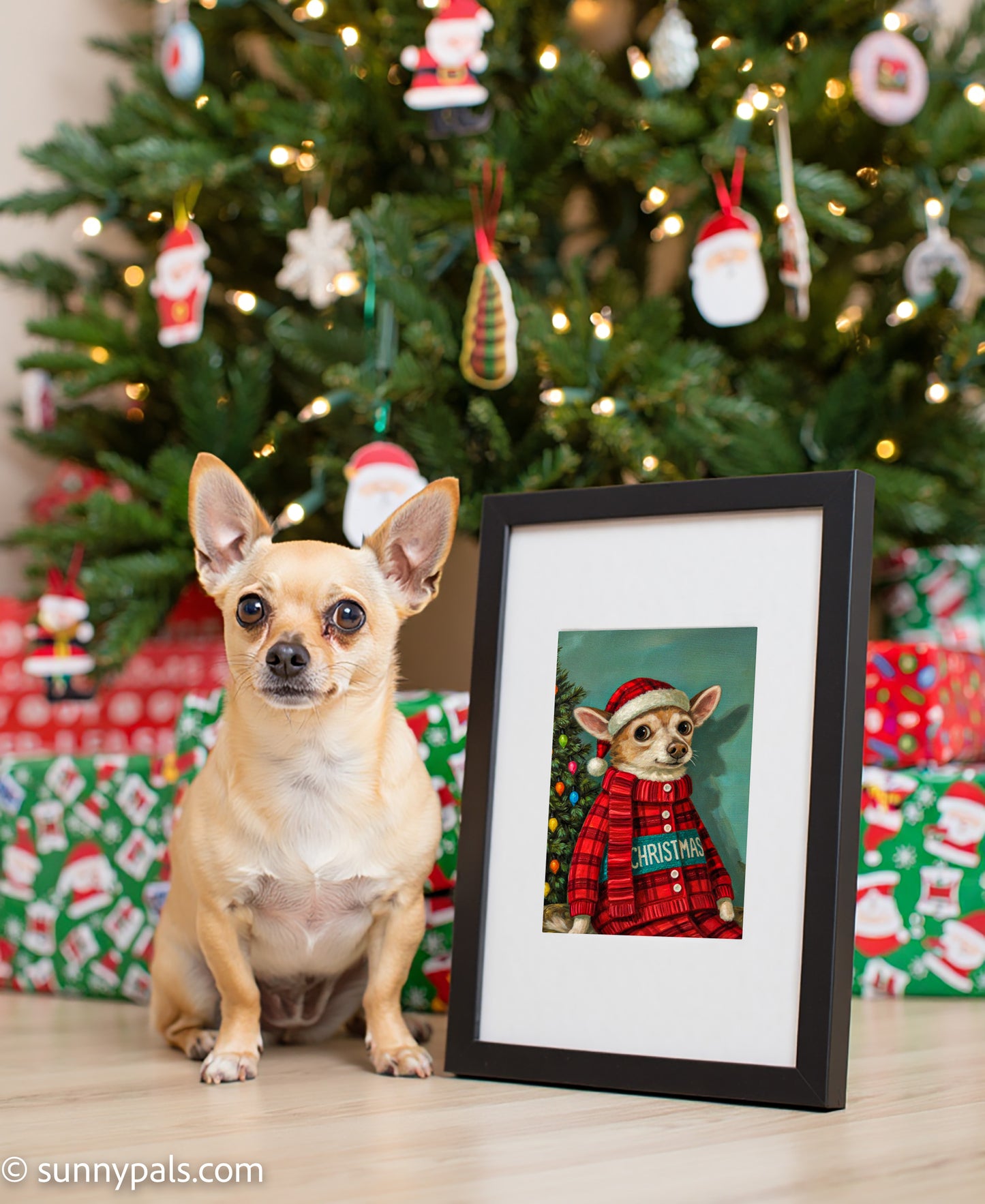 Custom Pet Portrait - Poster/Canvas/Oil Painting - Framed/Rolled