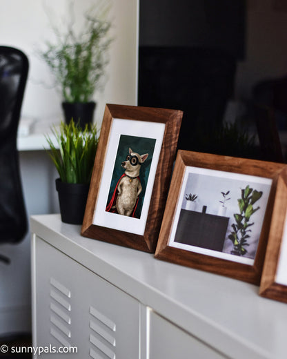 Custom Pet Portrait - Poster/Canvas/Oil Painting - Framed/Rolled